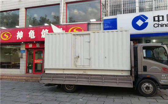 涵江出租发电机施工案例